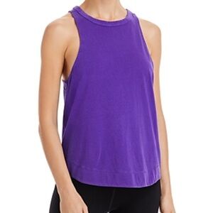 Free People FP Movement Inhale Tank Top in Blue Violet Size Small NWT